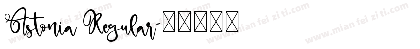 Astonia Regular字体转换